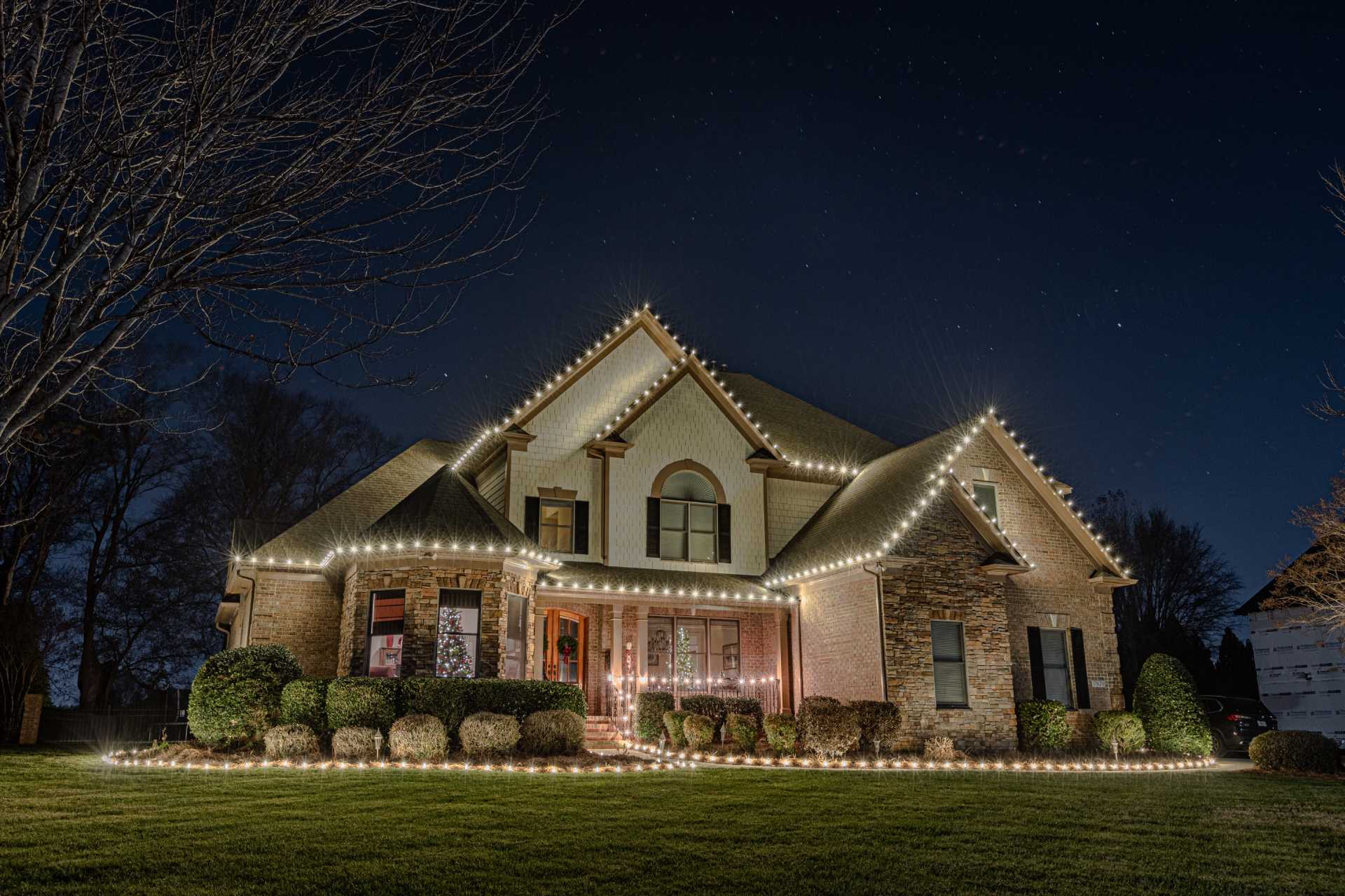Christmas light installers Fulton County Atlanta home